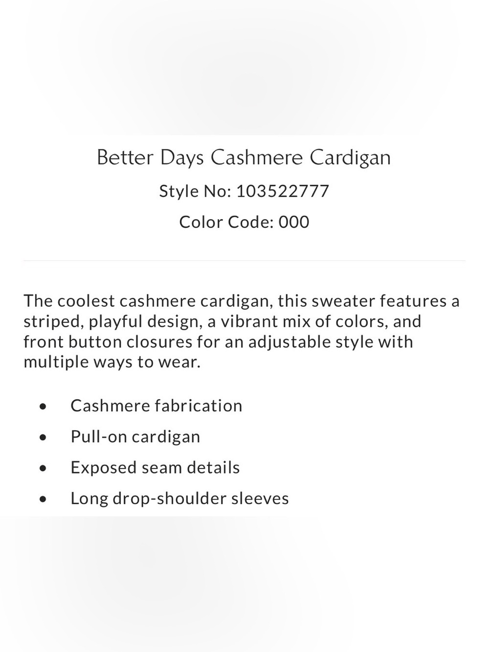 Free People Better Days Cashmere Cardigan Size Large NWT - Picture 6 of 16